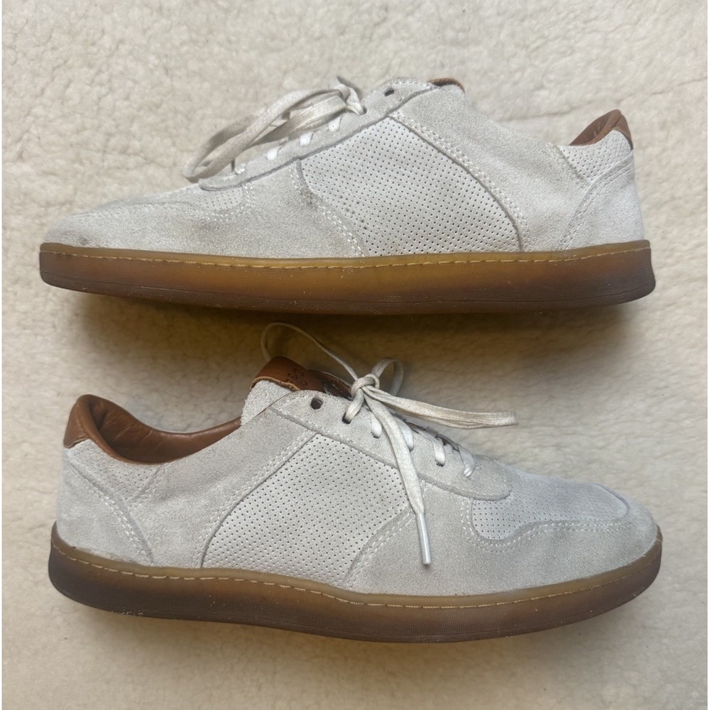 Rancourt & Co. Bennett Trainer Suede Lactae Hevea Sole USA Made Men's 8.5D Shoes